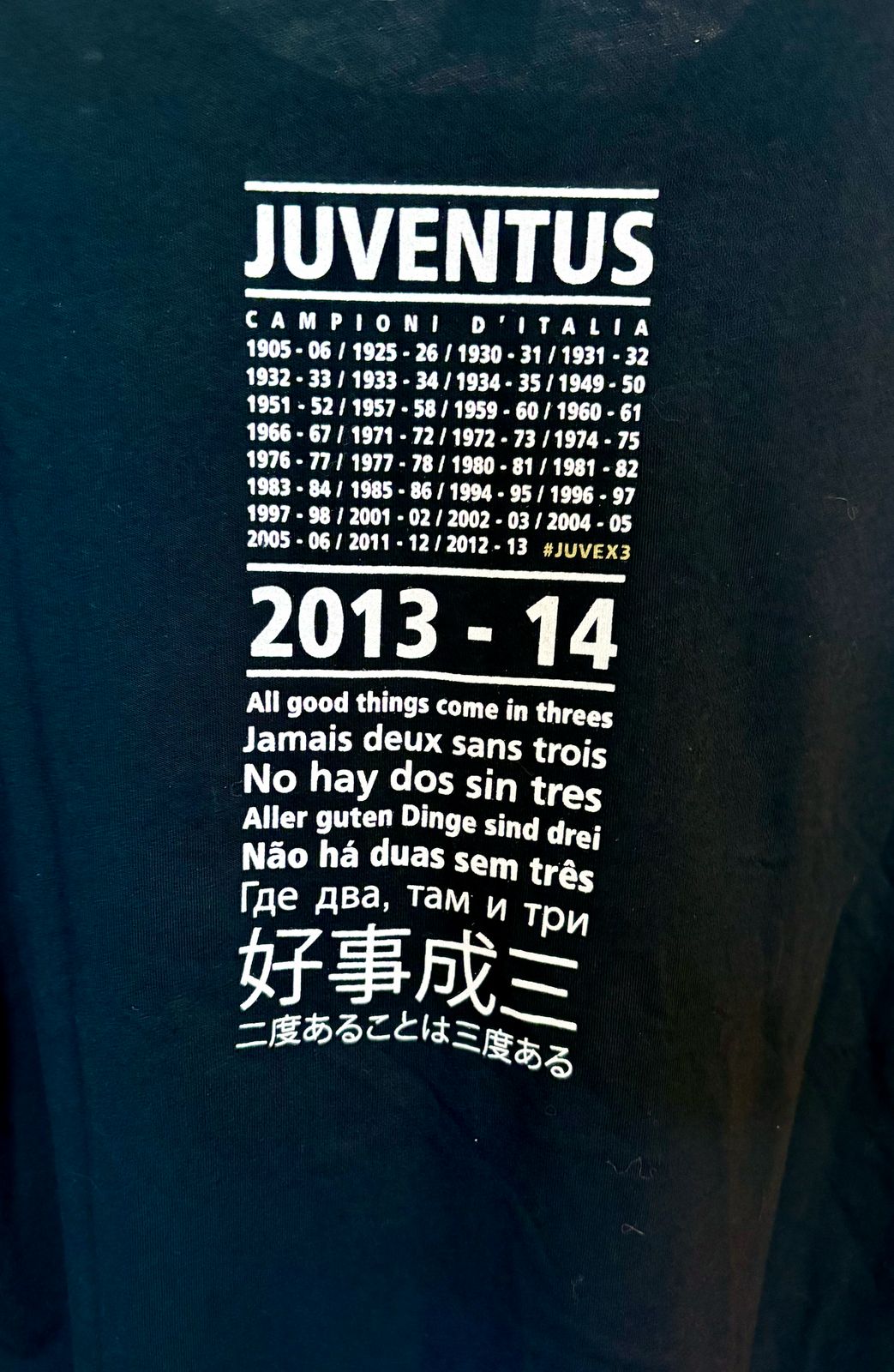 Juventus 2013/2014 cotton tshirt