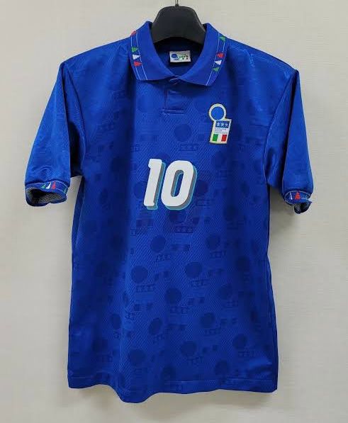 Football Italy 94 Baggio Shirt Roberto Baggio's 1994 Italy Signed