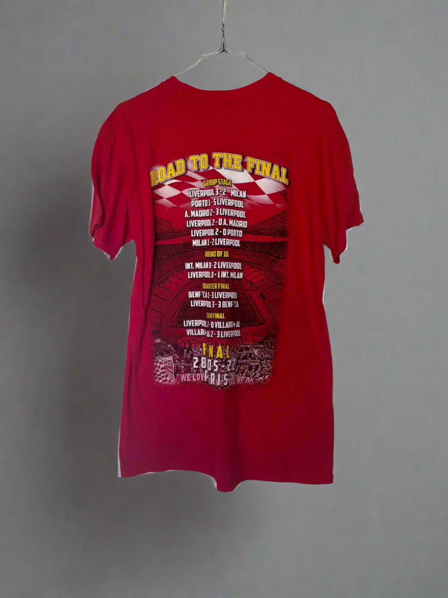Liverpool 2022 Road to Final tshirt