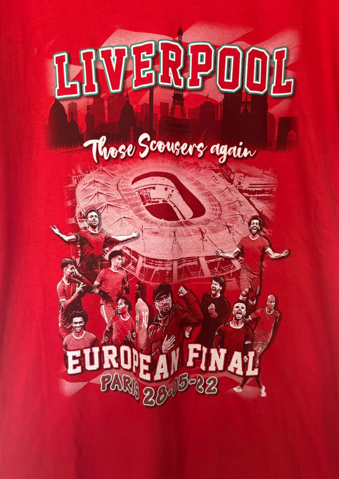 Liverpool 2022 Road to Final tshirt