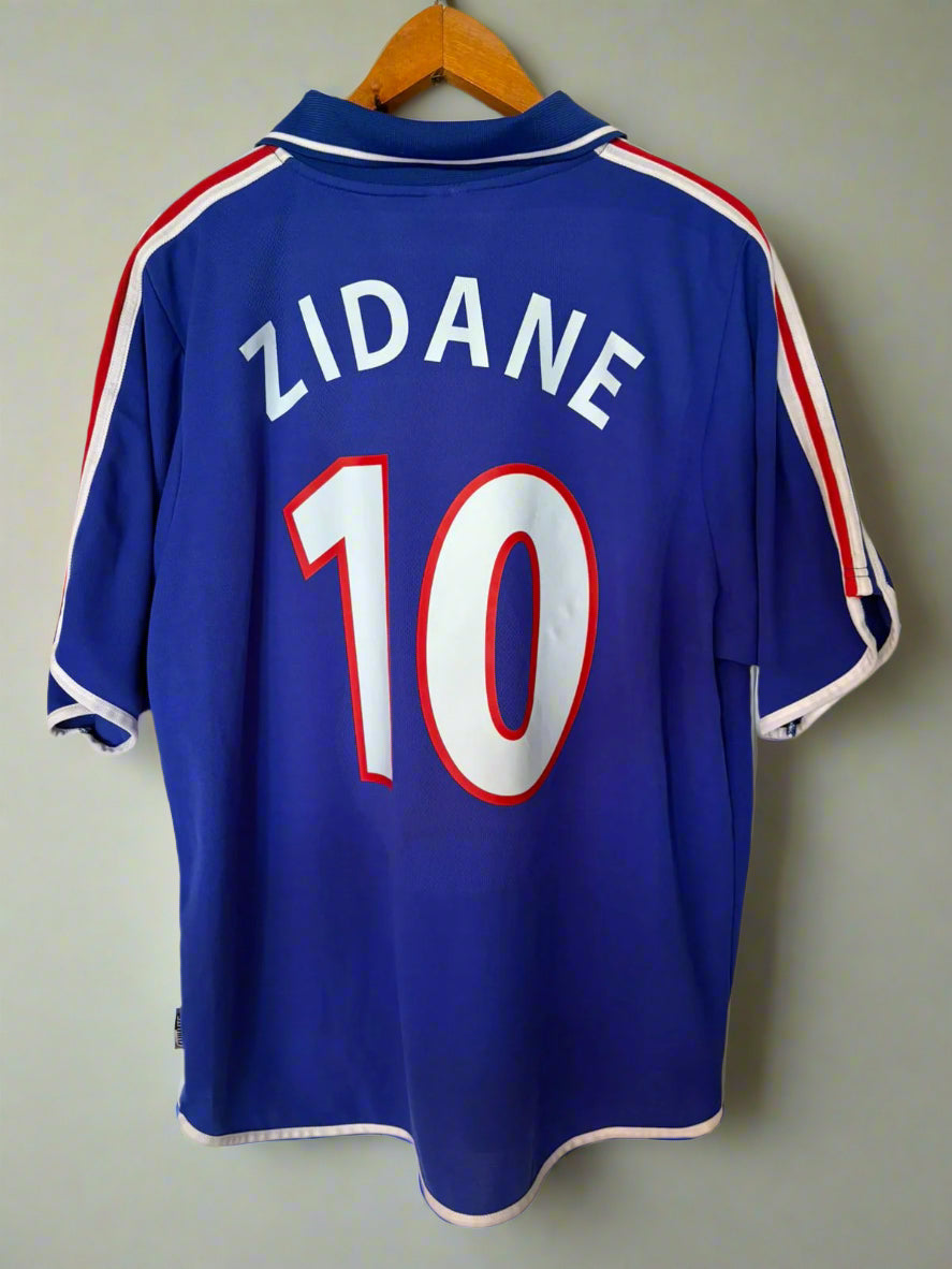 France 2000 home Signed jersey | ZIDANE