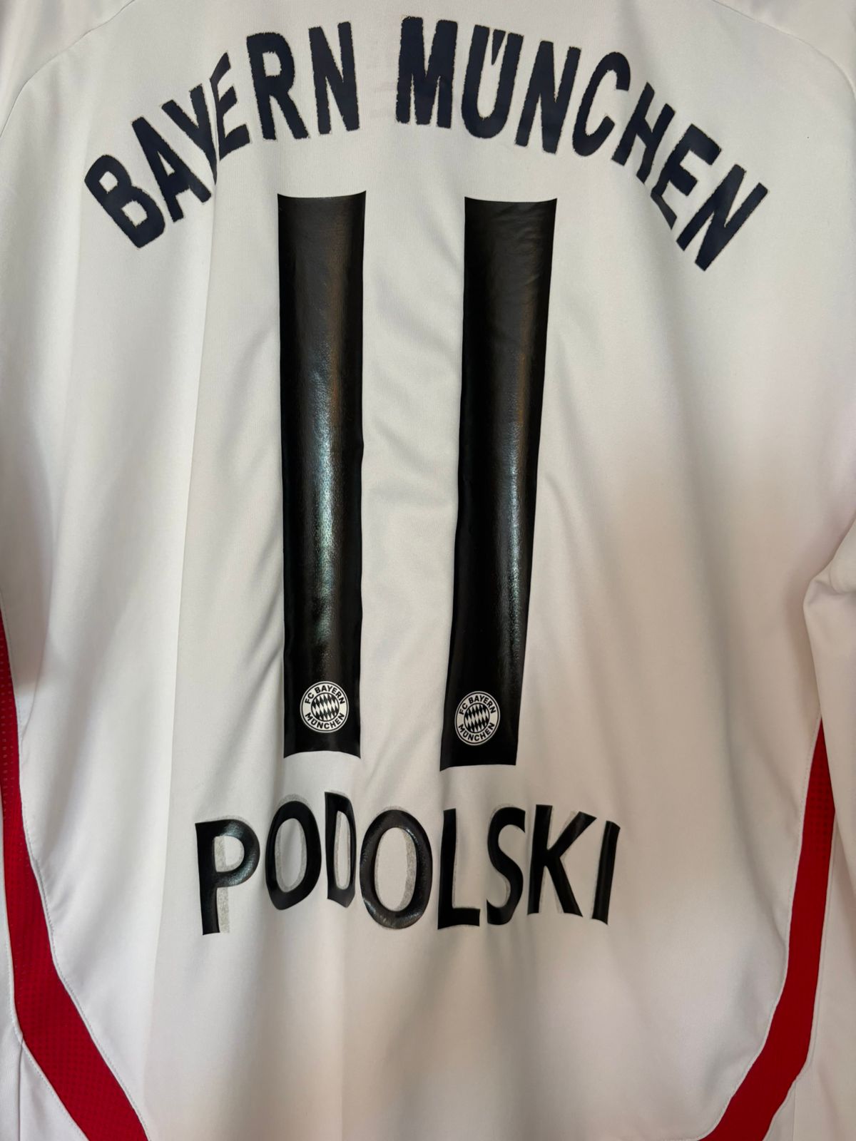 Bayern Munich 2006/2007 away jersey | PODOLSKI