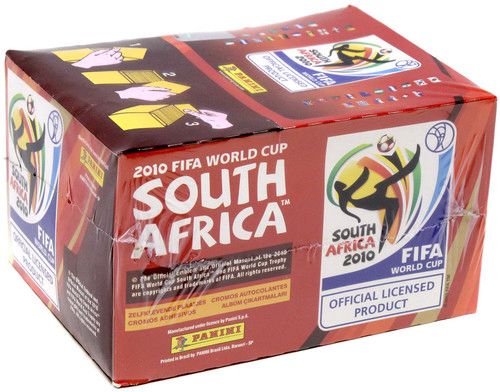 Panini World Cup 2010 Sealed 100-Pack Sticker Box
