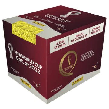 Panini World Cup 2022 Sealed 50-Pack Sticker Box